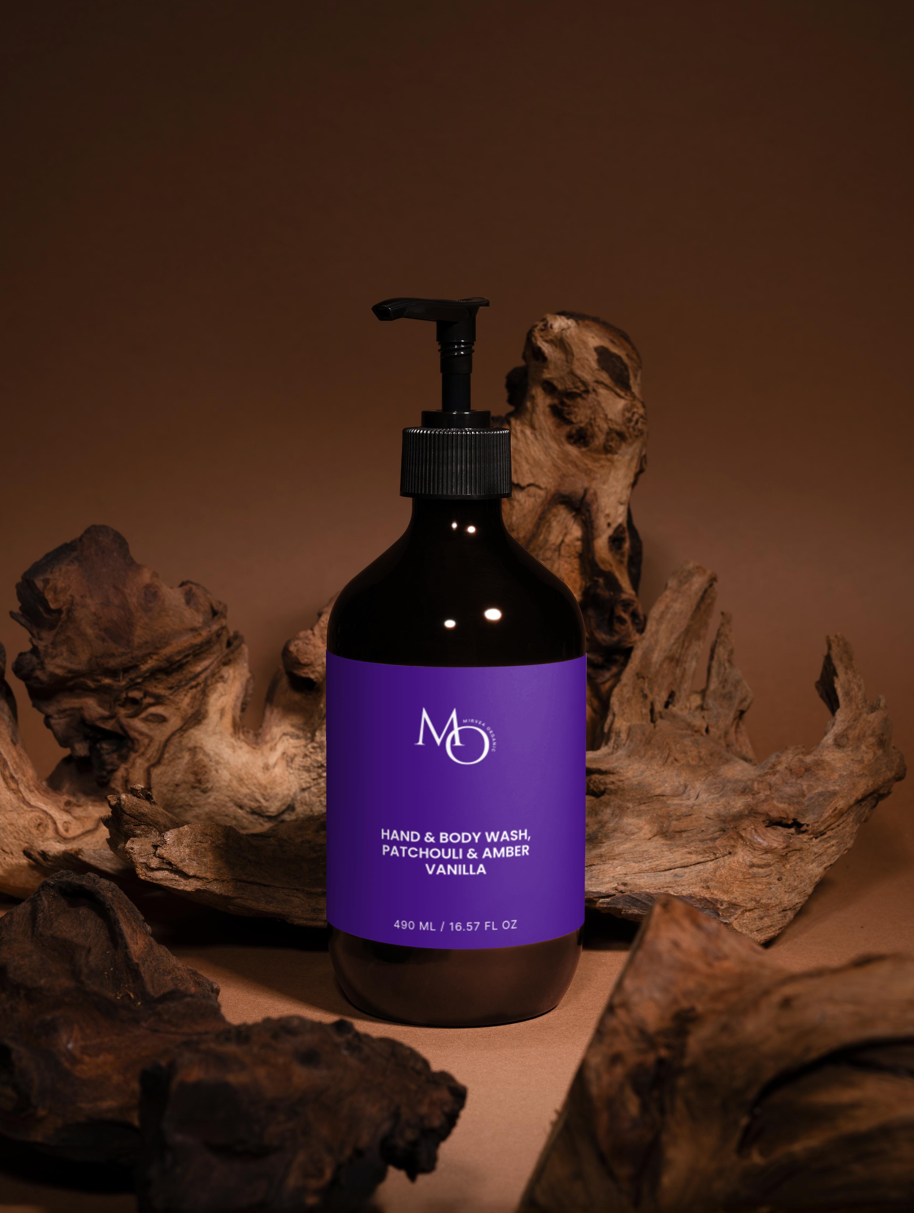 Hand & Body Wash, Patchouli & Amber Vanilla