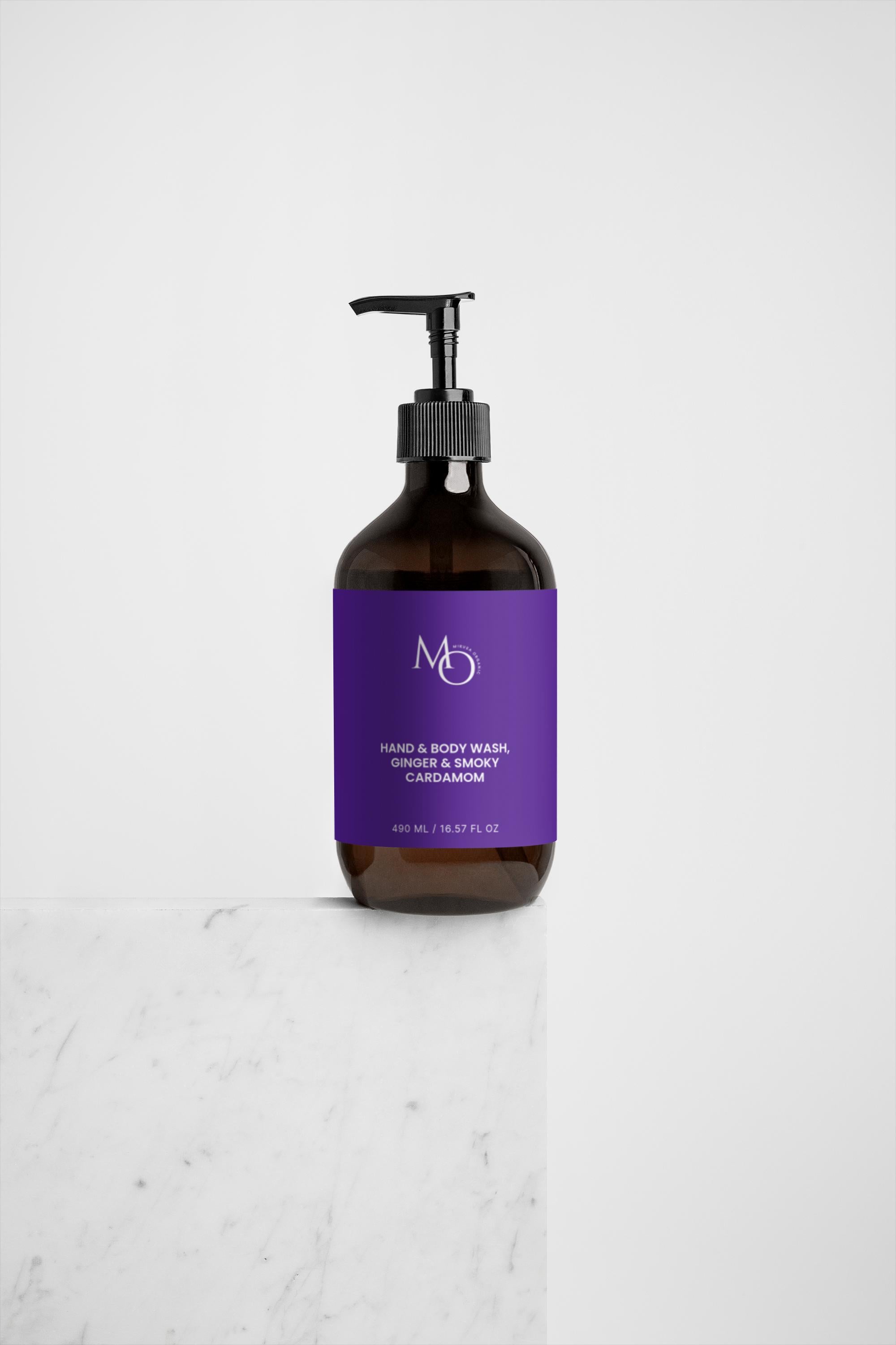 Hand & Body Wash, Ginger & Smoky Cardamom